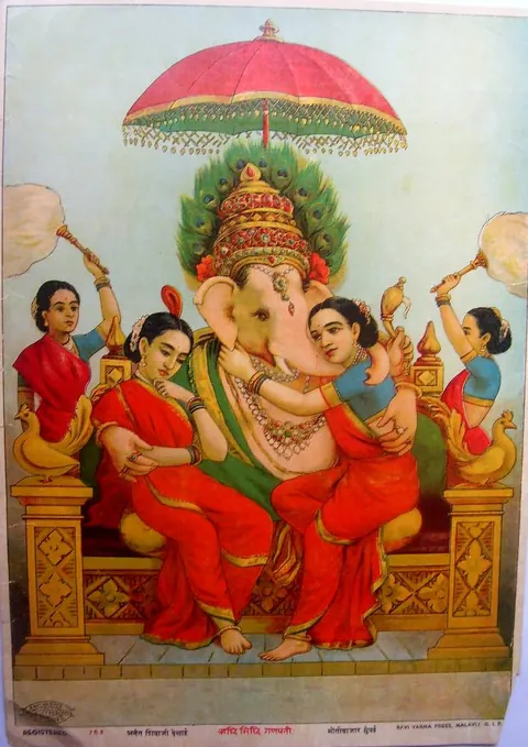 சித்தி புத்தியுடன் விநாயகர்